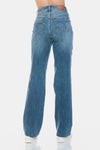 Andie Hi-Rise Tummy Control Cut Raw Hem Straight Judy Blue Jeans - ONLINE EXCLUSIVE!