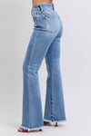 Kimberly Hi-Rise Raw Hem Bootcut Judy Blue Jeans - ONLINE EXCLUSIVE!