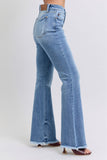 Kimberly Hi-Rise Raw Hem Bootcut Judy Blue Jeans - ONLINE EXCLUSIVE!