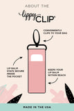 Neutral Floral LippyClip® Lip Balm Holder