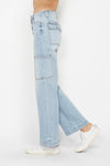 Paislee High Waist Straight Cargo Judy Blue Jeans - ONLINE EXCLUSIVE!