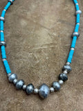 Turquoise & Tibet Necklace by A Rare Bird