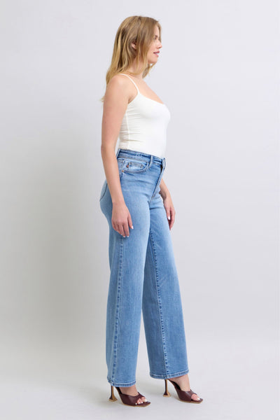 Angie Hi-Rise Wide Leg Judy Blue Jeans - ONLINE EXCLUSIVE!