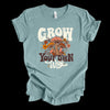 Grow Your Own Way Heather Blue Lagoon Short Sleeve Tee - ONLINE EXCLUSIVE!