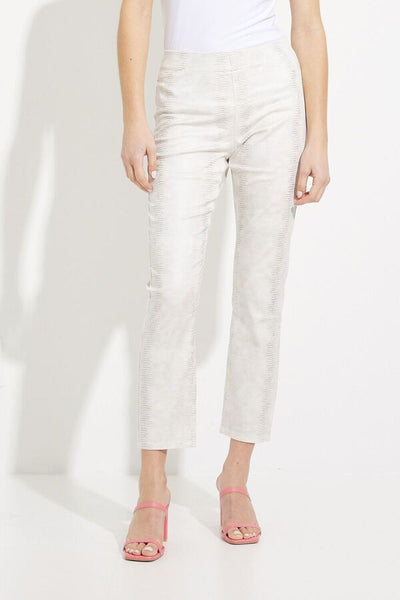 River Python Shimmer Ankle Pants by Joseph Ribkoff