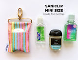 Flower Power SaniClip Hand Sanitizer Holder - made to order