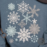 Kara Snowflake Long Sleeve Graphic T-Shirt