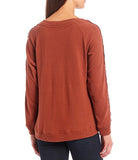 B3293JQ2E   Michelle Lace Inset Boatneck Knit Top - Regular Sizes