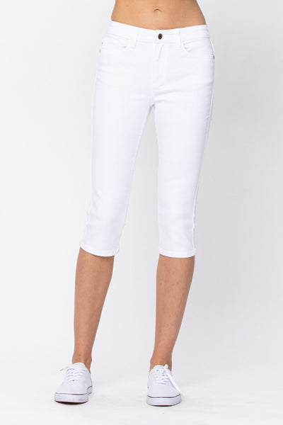 82292   Kathy Mid-Rise Capri by Judy Blue Jeans
