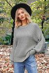 Alisa Lantern Sleeve Sweater - TRENDING!