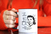 Funny coffee mug - Run on coffee and Inappropriate thoughts