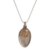 129225   Spoon Necklace w/ Initial Charm