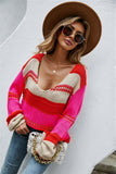 Harlow Color Block Dropped Shoulder Sweater - ONLINE EXCLUSIVE!