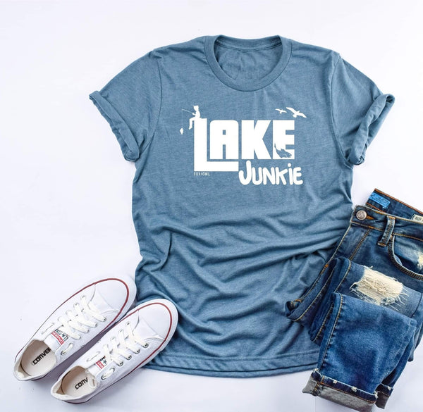 18759 Jenny Lake Junkie Camiseta gráfica