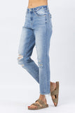 82391 Desiree 90's Hi-Rise Slim Straight Leg Jeans by Judy Blue Jeans –  True Betty Boutique