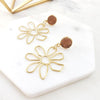 10120   Autumn Daisy Dangle Earrings