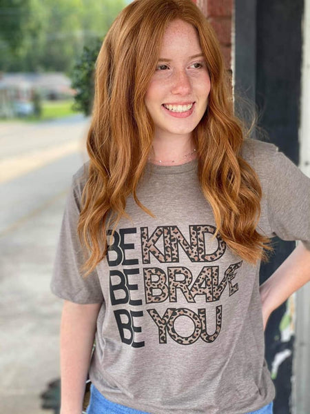 11478   Britta Be Kind, Be Brave, Be You Graphic T-Shirt