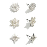 247950   Silver Christmas Earring Set