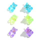 248618   Set of Three Gummy Bear Stud Earrings