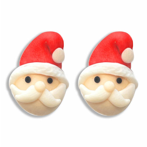249391   Santa Claus Polymer Clay Earrings