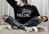 10278   Kayson Literally Freezing Graphic Sweatshirt