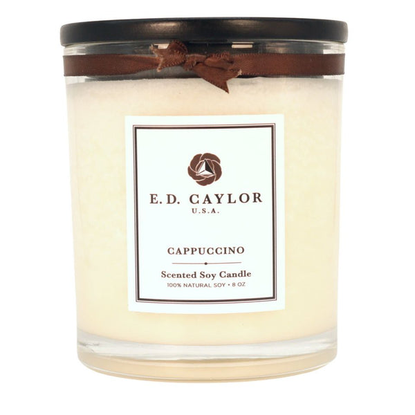 E.D. Caylor Cappucino 100% Coconut & Soy Luxury Candle