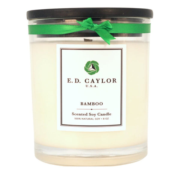 E.D. Caylor Bamboo 100% Coconut & Soy Luxury Candle