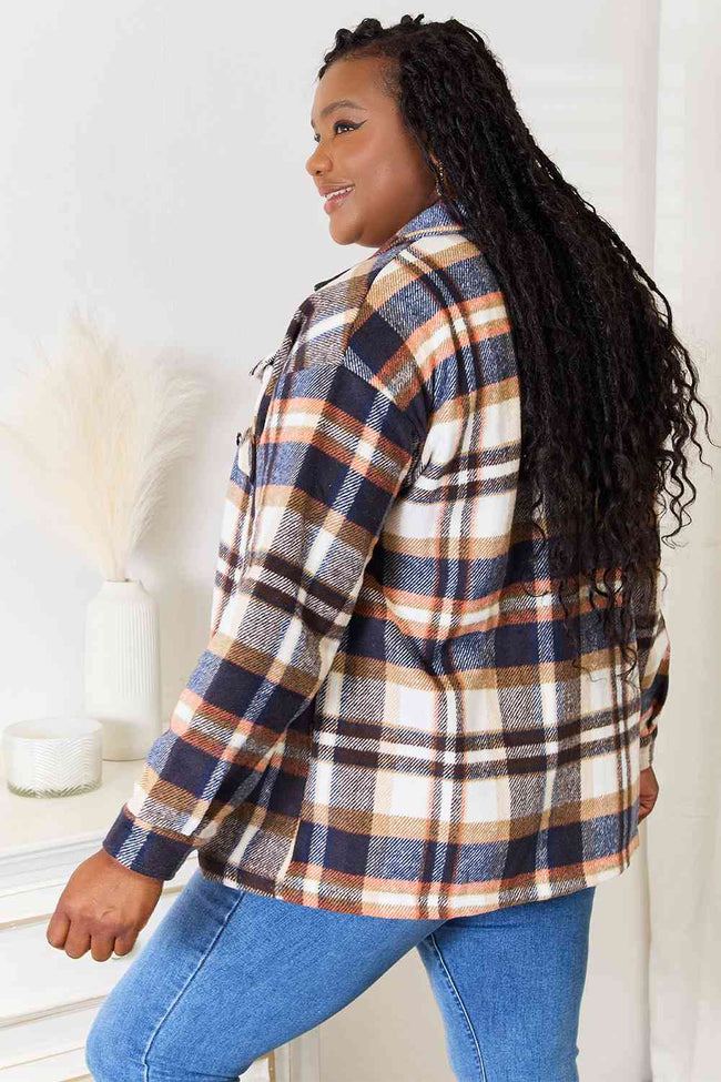 Kelli Plaid Button Front Shirt Jacket - ONLINE EXCLUSIVE BEST SELLER!
