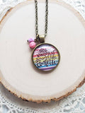 341   Karie Throw Kindness Necklace - 30