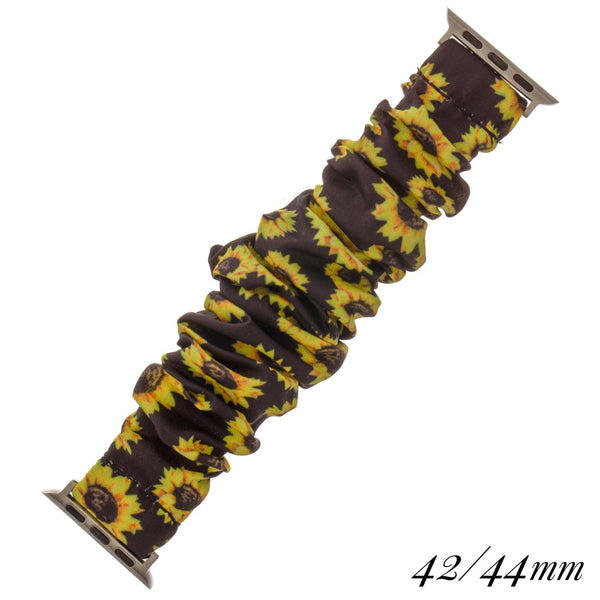 427216    Sunflower scrunchie smart watch band