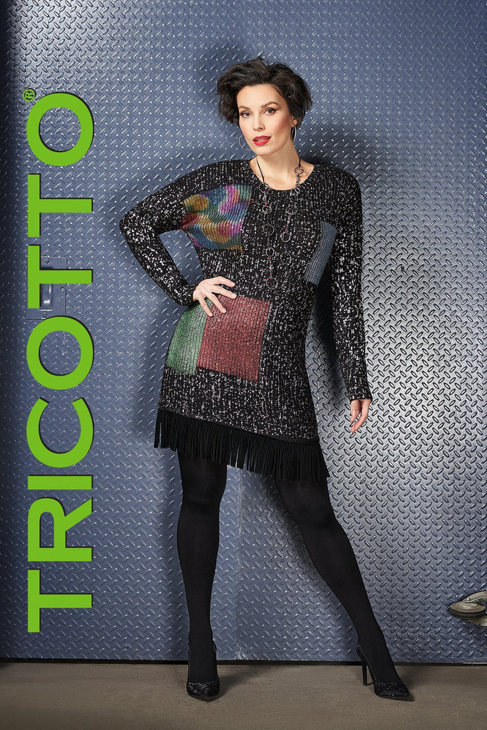 Tricotto Fancy Metallic Tunic/Short Dress – True Betty Boutique