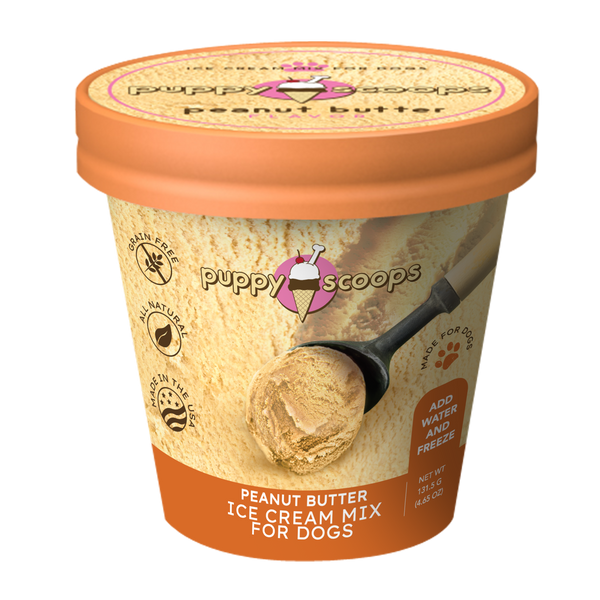 Puppy Scoops Ice Cream Mix - Peanut Butter 4.65 oz