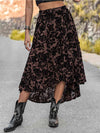 Jady Printed Ruffled Midi Skirt - BEST SELLER!