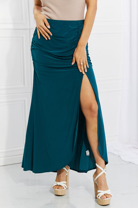 Xena Ruffle Detail Deep V Sleeveless Dress