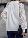 Lantern Sleeve V-Neck Button-Down Cardigan - ONLINE EXCLUSIVE!