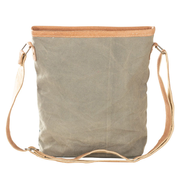 Blue Canvas Crossbody