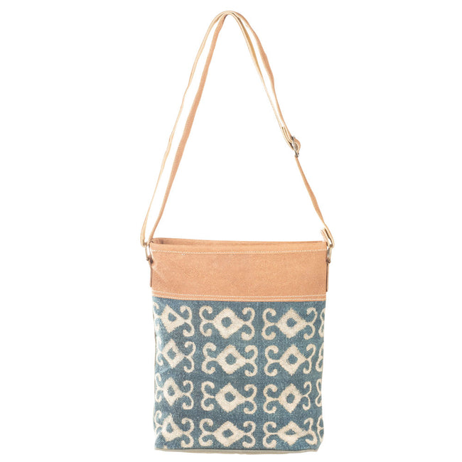 Blue Canvas Crossbody