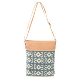 Blue Canvas Crossbody