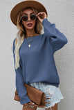 Button Detail Boat Neck Sweater - ONLINE EXCLUSIVE!