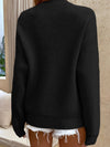 Sydni Round Neck Ribbed Button-Down Sweater - ONLINE EXCLUSIVE!