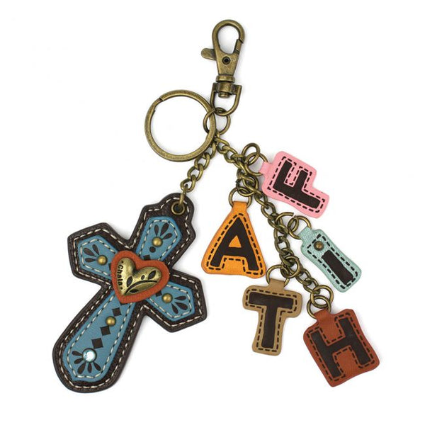 Chala Cross + Faith Key FOB Keychain