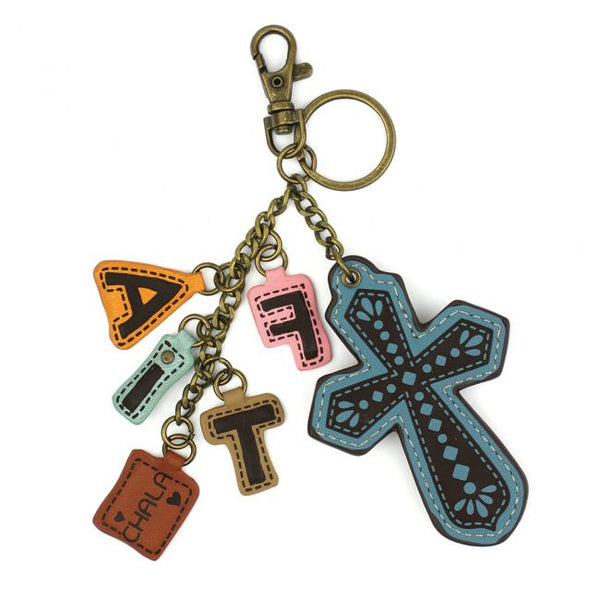 Chala Cross + Faith Key FOB Keychain