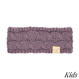 CC Beanie - Kids' Cable-knit Headband