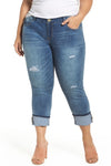 W8P1545LL Democracy “Flex”-ellent Coolmax® Slim Straight Leg Flood Jean 