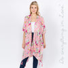 7305653 Kimono de mujer ligero con estampado floral geométrico y borlas de la marca Do everything in Love