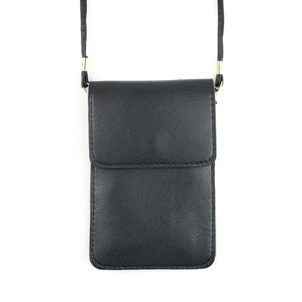 74147   Faux Leather Cell Phone Crossbody