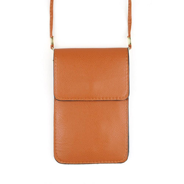 74148   Faux Leather Cell Phone Crossbody