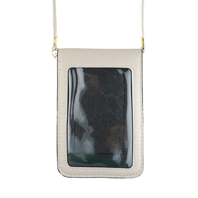 74149   Faux Leather Cell Phone Crossbody