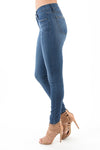 JB-8390   Dark Blue Stretch Skinny Jeans