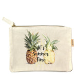 780427   Summer Time Pineapple Canvas Pouch